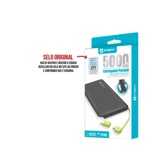 Carregador Portátil Celular 10000mah Bateria Universal